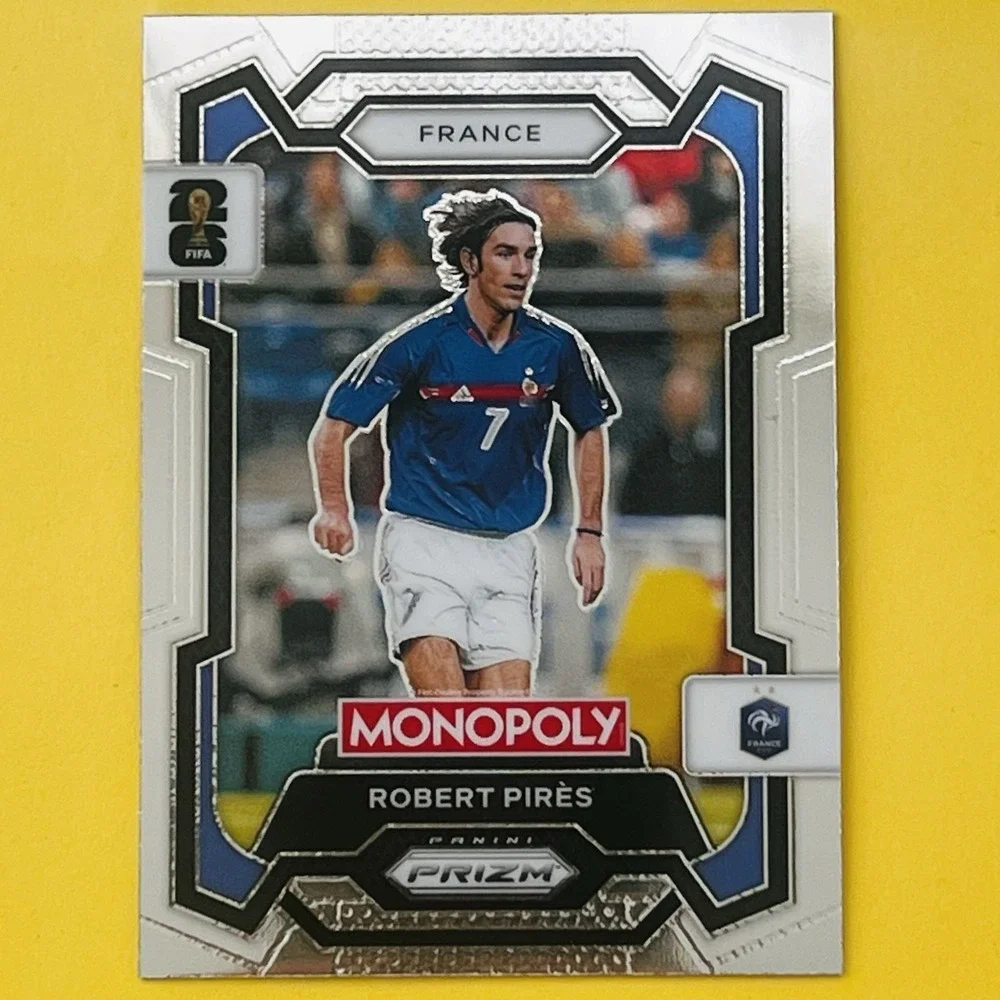 2026 Panini Prizm Monopoly FIFA World Cup Robert Pirès Silver Prizm France #10